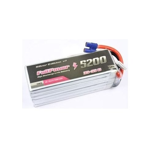Batteria Lipo 4S 5200 mAh 35C Silver V2 - EC5