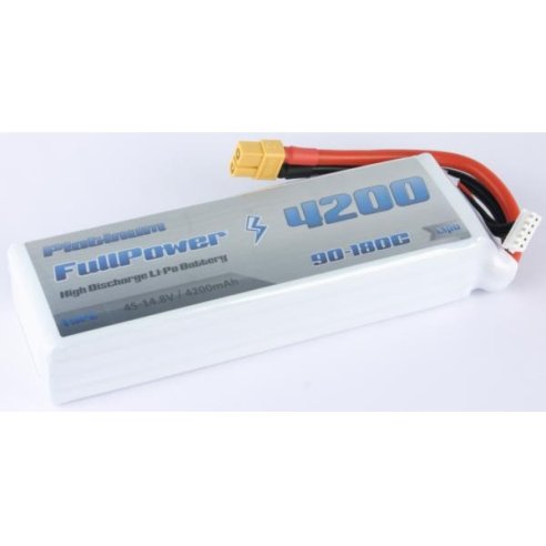 Batteria Lipo 4S 4200 mAh 90C PLATINUM - XT90