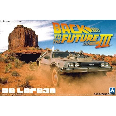 Aoshima 1 24 KIT  Back To The Future III DeLorean