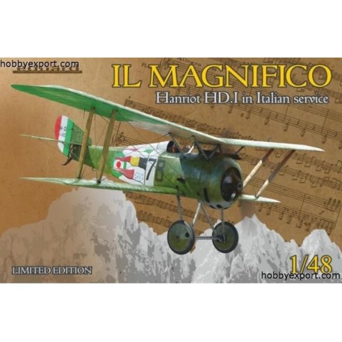 EDUARD MODEL IL Magnifico Hanriot HD.I in Italian Service Limited Edition