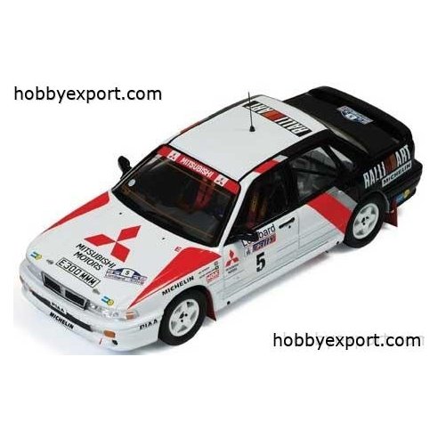 IXO 1 43 DIE CAST  Mitsubishi Galant Vr4 Vatanen Rac Rally 1988