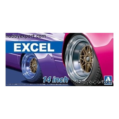 Aoshima  	 	1 24 ACCESSOIRES EXCEL 14INCH