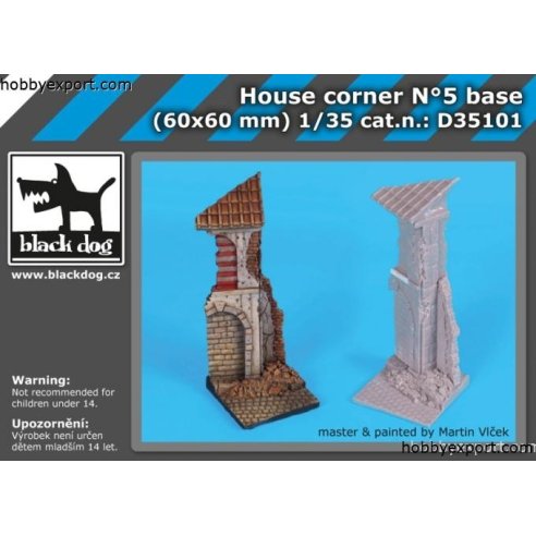 Black Dog  	1 35 KIT HOUSE CORNER BASE N°5