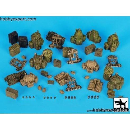 Black Dog  1 35 ACCESSOIRES US ARMY IN VIETNAM EQUIPMENTS SET