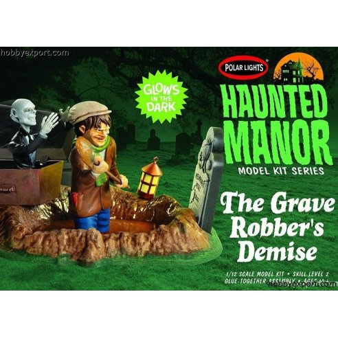 POLAR LIGHT  	1 12 KIT  Haunted Manor The Grave Robbers Demise