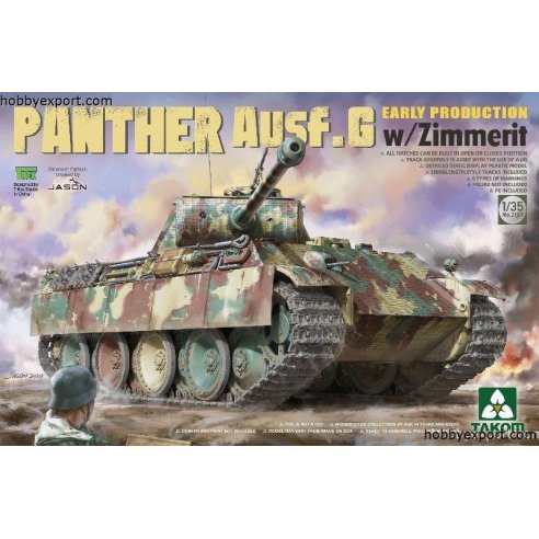 TAKOM   	1 35 KIT  PANTHER AUSF.G EARLY PRODUCTION WITH ZIMMERIT
