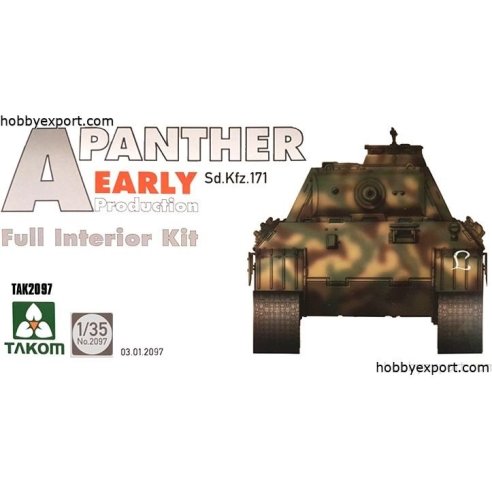 TAKOM 1 35 KIT PANTHER AUSF A EARLY PRODUCTION WITH FULL INTERIOR