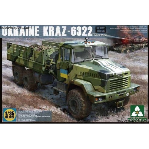 TAKOM   1 35 KIT UKRAINE KRAZ6322 LATE TYPE