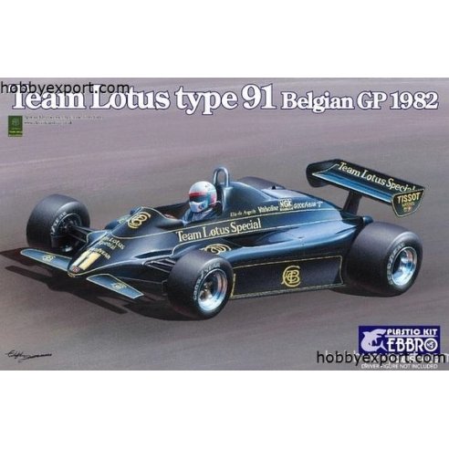 EBBRO 1 20 KIT Lotus 91 Belgian Grand Prix 1982