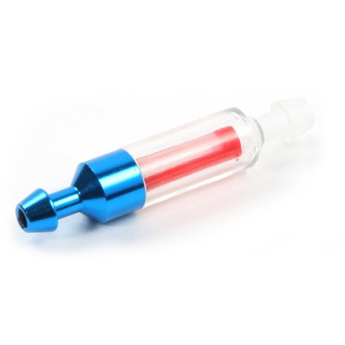 Robitronic Fuel Filter Transparent Small Size Rebuildable Blue