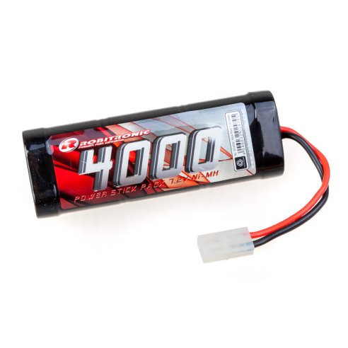 Robitronic NiMH Battery 4000mAh 7,2V Stick Pack Tamiya Plug