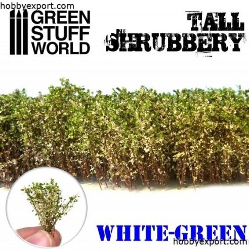GSW   Tall Shrubbery White Green