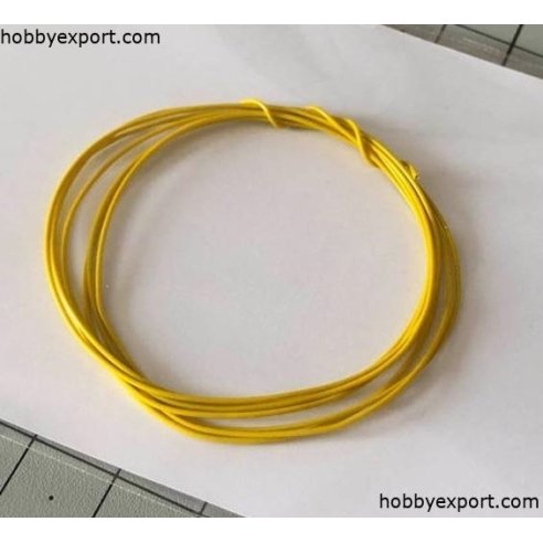 Flexible Wires 0,55mm x 1m Yellow