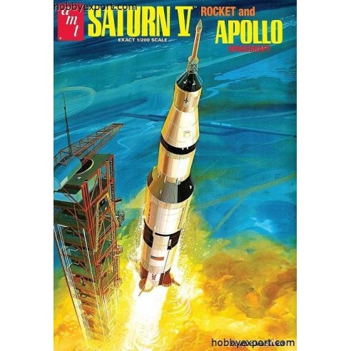 AMT  	1 200  Saturn V Rocket