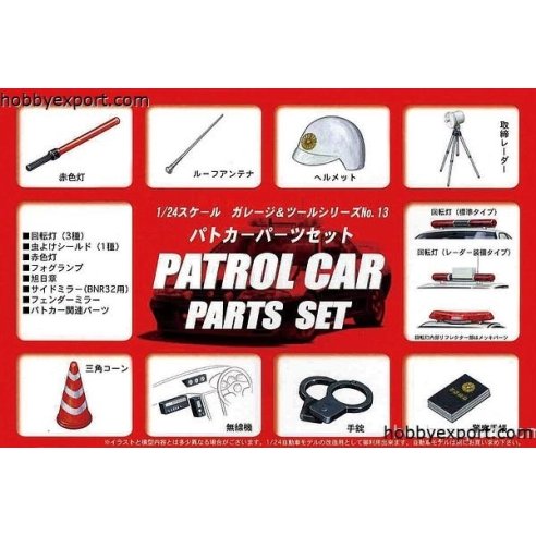 Fujimi -   	1 24   Police Car Parts