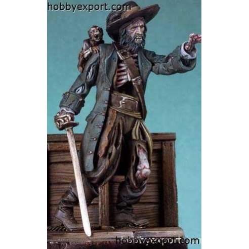 Andrea miniatures 	54mm KIT   SERIES GENERAL ZOMBIE PIRATE (PIRATES OF THE CARIBBEAN)