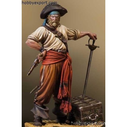 Andrea miniatures 54mm KIT  PIRATES OF THE CARIBBEAN PIRATE BUCCANEER 1650