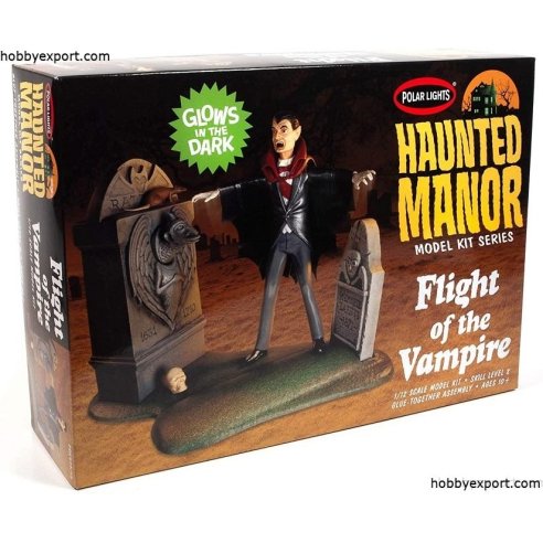 POLAR LIGHT  	1 12 KIT Haunted Manor Flight of the Vampire