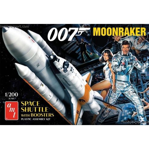 AMT 	1 200 KIT  007 MOONRAKER SPACE SHUTTLE