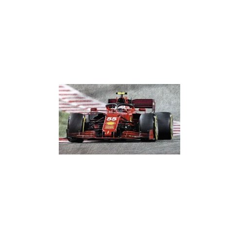 1 18 Ferrari SF21  55 C. Sainz Red Wheels