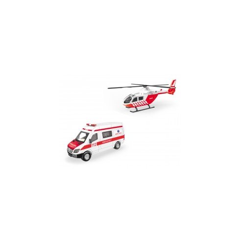 1 64 Assortimento Security Set Helicopter with Car