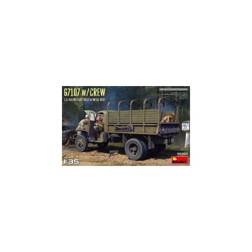 1 35 G7107 with Crew 1,5t 4x4 Military Truck with Metal Body