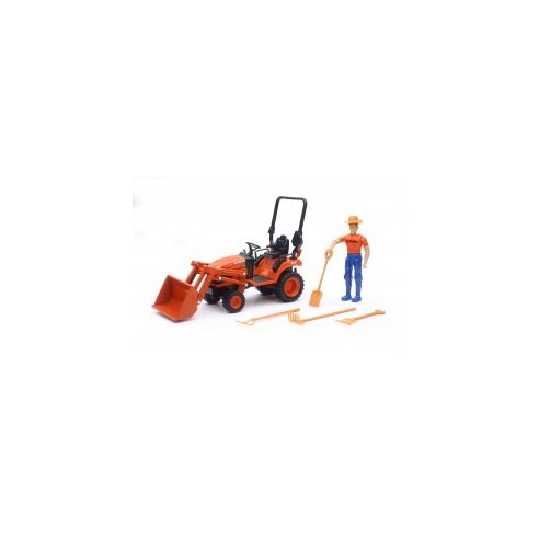 1 18 Kubota BX2670 Compact Tractor W Front Loader Playset