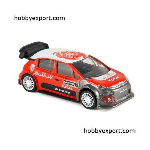Norev 	1 43 DIE CAST CITROEN C3 WRC OFFICIAL PRESENTATION VERSION 2017 JET CAR