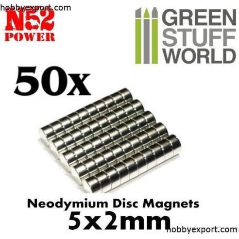 GSW 	N A ACCESSOIRES MAGNETS 5X2MM SET OF 50