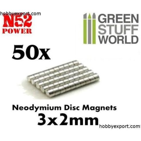 GSW 		N A ACCESSOIRES MAGNETS 3X2MM SET OF 50
