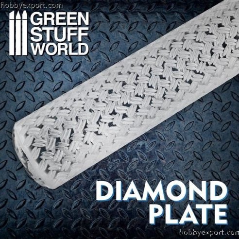 GSW N A TOOLS ROLLING PIN DIAMOND PLATE