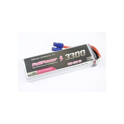 Batteria Lipo 3S 3300 mAh 35C Silver V2 - EC3