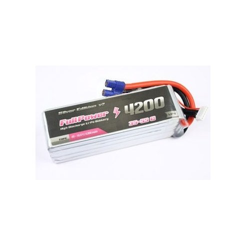 Batteria Lipo 3S 4200 mAh 35C Silver V2 - EC3