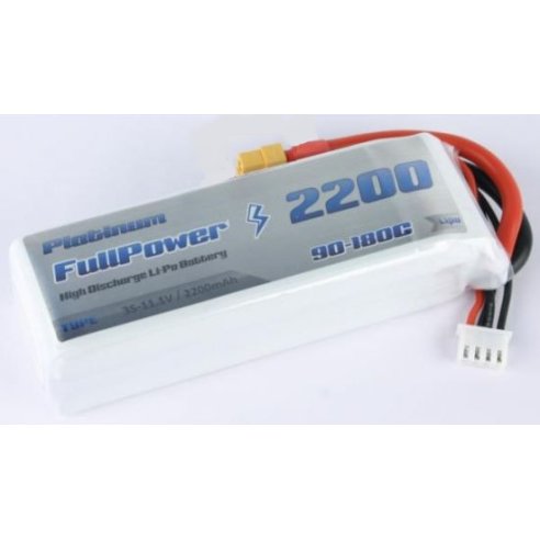 Batteria Lipo 3S 2200 mAh 90C PLATINUM - XT60