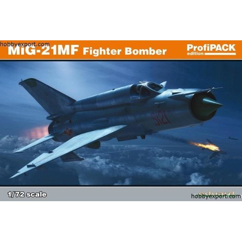 EDUARD MODEL 	1 72 KIT MiG 21MF Fighter Bomber