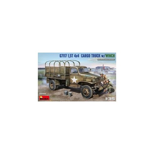 1 35 G7117 1,5t 4x4 Cargo Truck with Winch