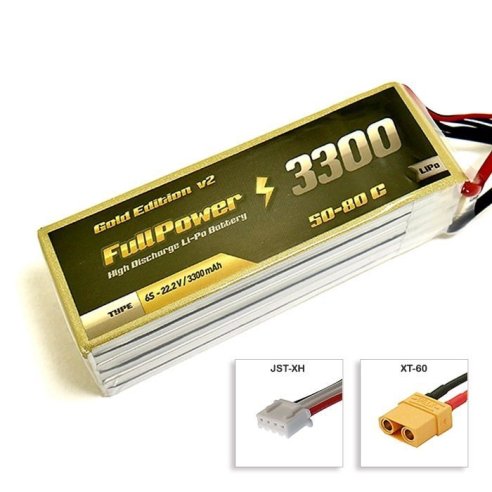 Batteria Lipo 6S 3300 mAh 50C Gold V2 - XT60