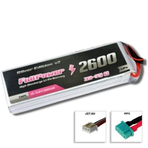 Batteria Lipo 3S 2600 mAh 35C Silver V2Â - MPX