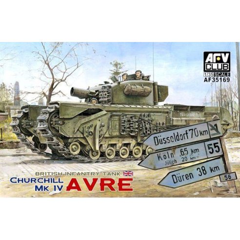 1 35 AFV Club AFV Club 35169 British Infantry Tank Churchill MK IV AVRE