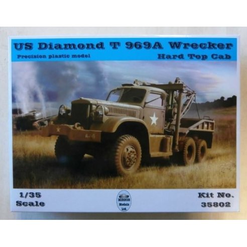 1 35 35802 Mirror Models Ltd US Diamond T 969A Wrecker - Hard Top Cab