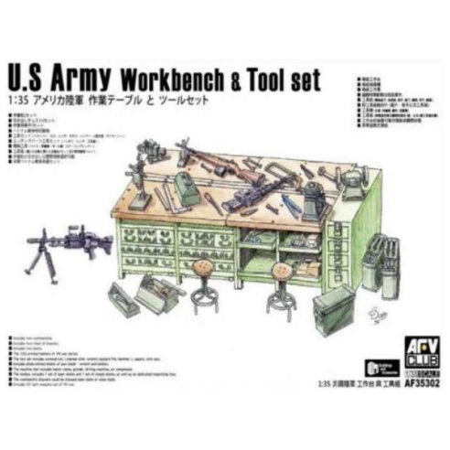 AFV 35302 U.S. Army Workbench & Tool set