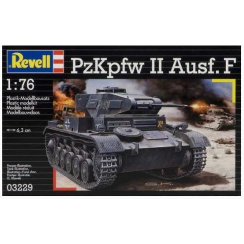 Revell - 1/76 PzKpfw II Ausf. F (Military Vehicles) 03229
