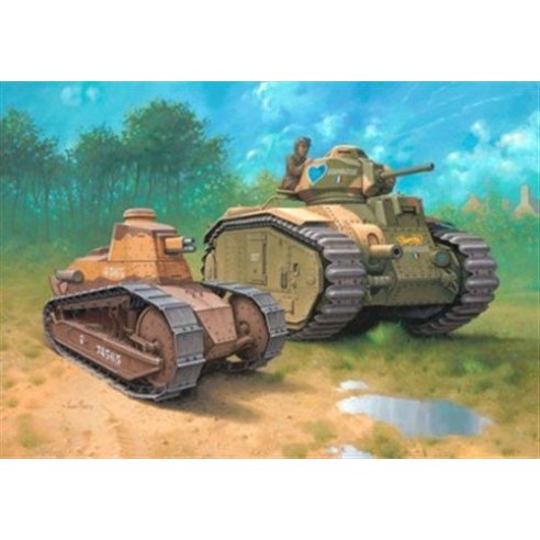 Revell Revell 03220 Char B.1 bis and Renault FT.17