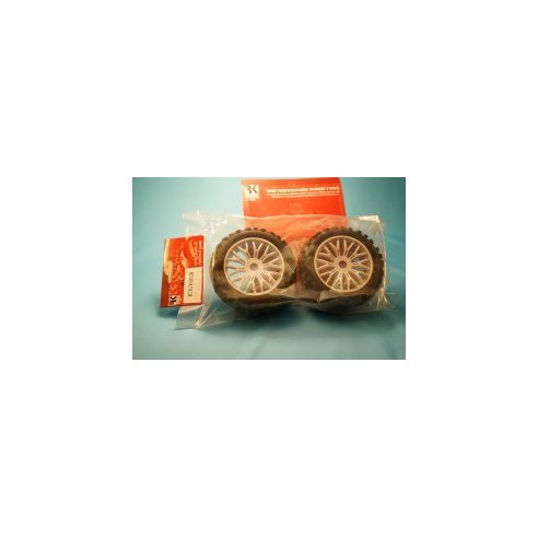 1 8 Buggy Y Spoke Wheel Tire Set (2 pcs)