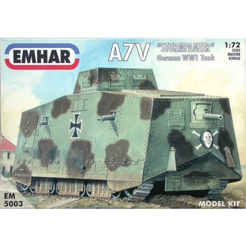 05003 EMHAR 1 72 German A7V WWI Tank