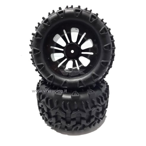 Ruote Complete Monster Truck 1 10 Off-Road NERE