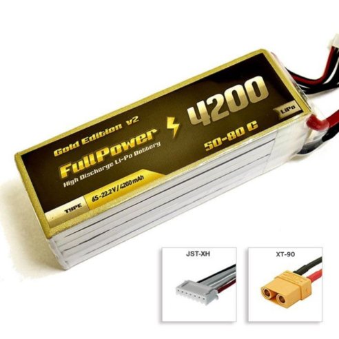 Batteria Lipo 6S 4200 mAh 50C Gold V2 - XT90