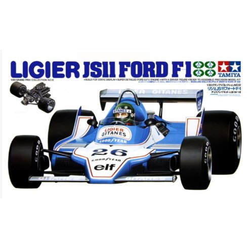 TAMIYA 1:20 Auto F1 Ligier JS11 Ford F-1 1979 "Gitanes"