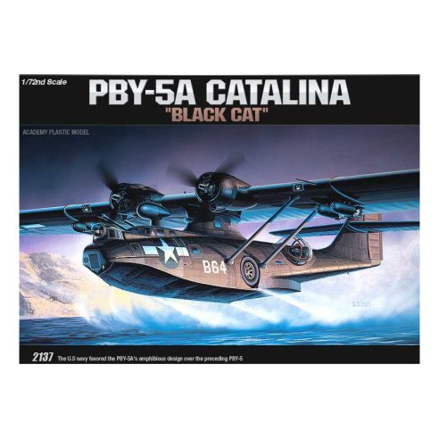 Academy 1 72 (12487) PBY-5A BLACK CATALINA