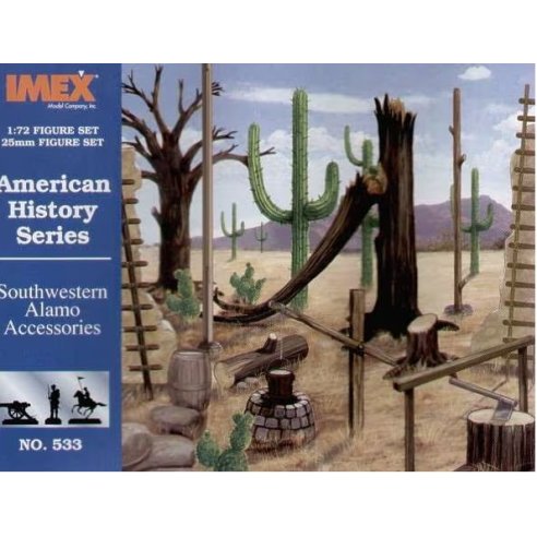 Imex 1 72 Southwestern Alamo Accessories